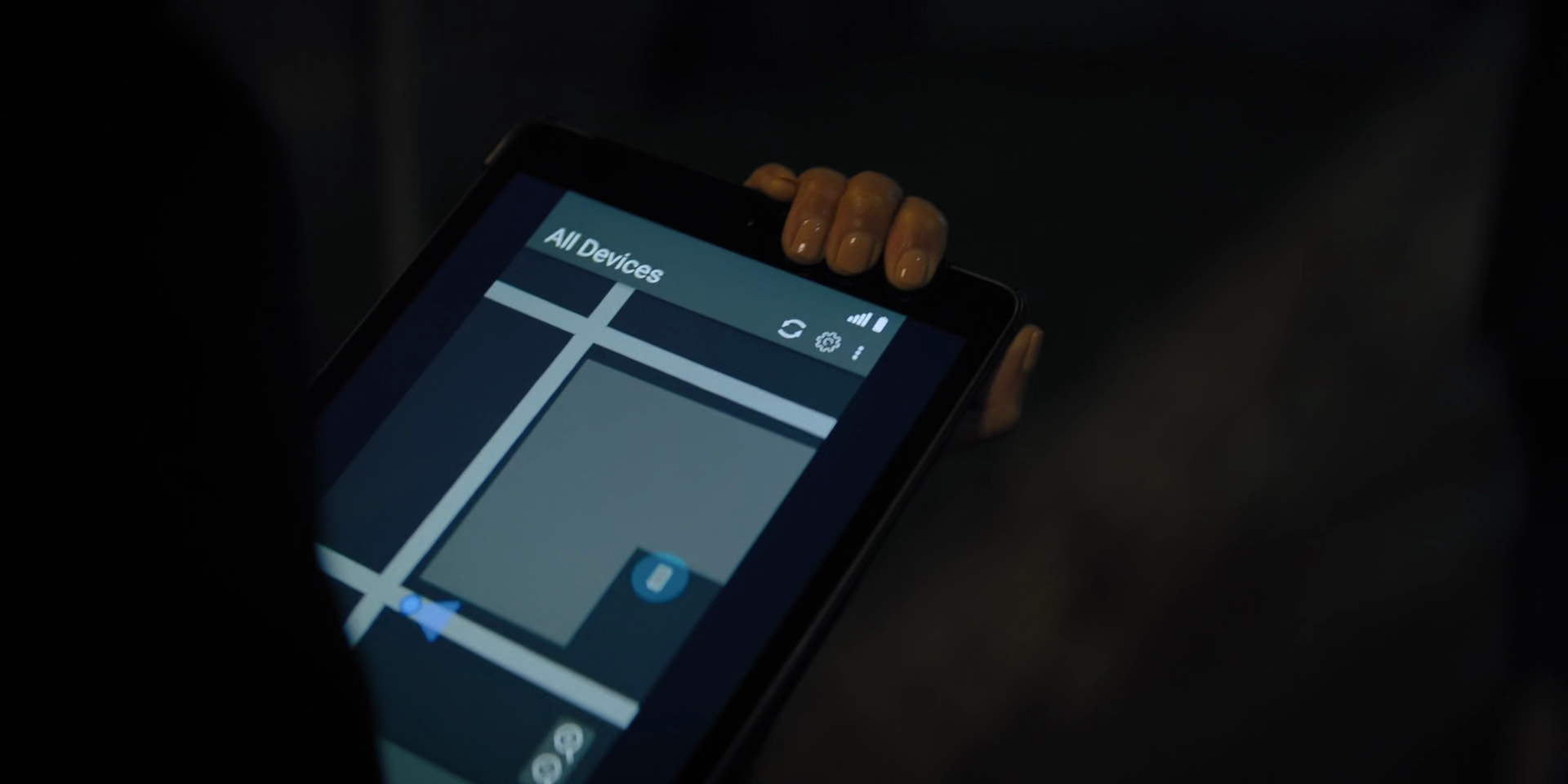 Device Tracking screen – The Lost Symbol S01E01