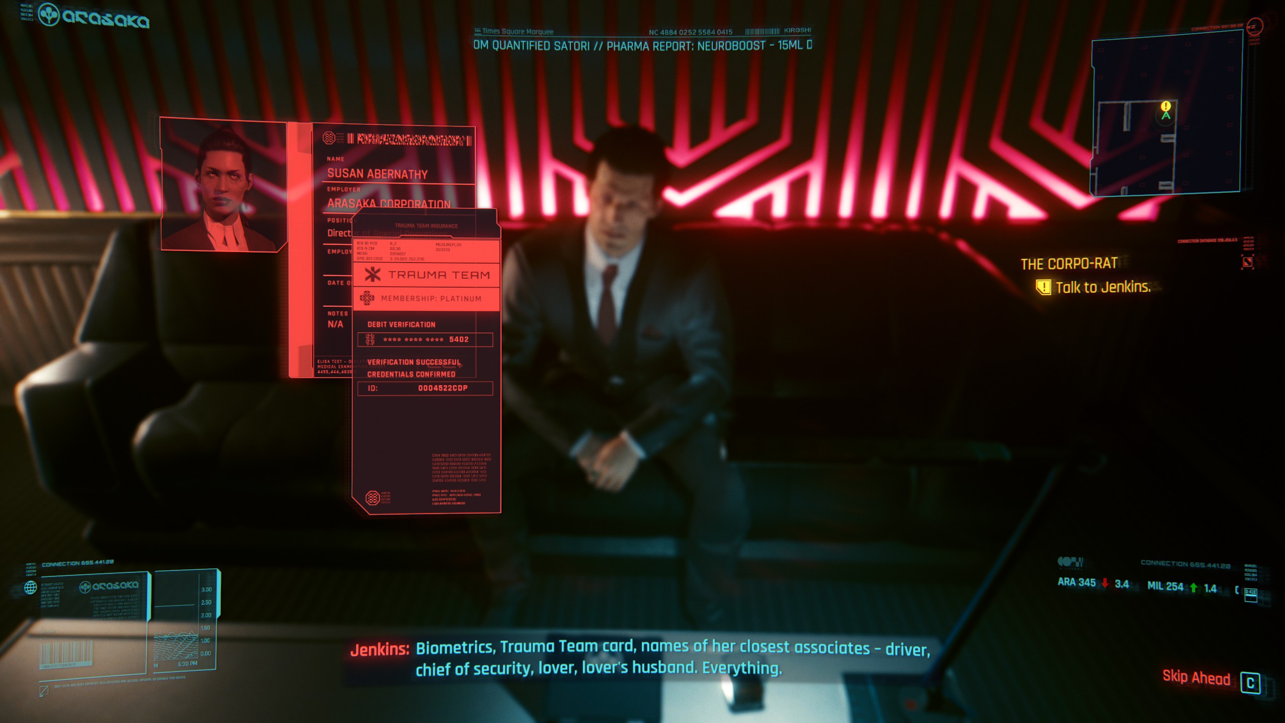Eyesight Heads Up Display – Cyberpunk 2077