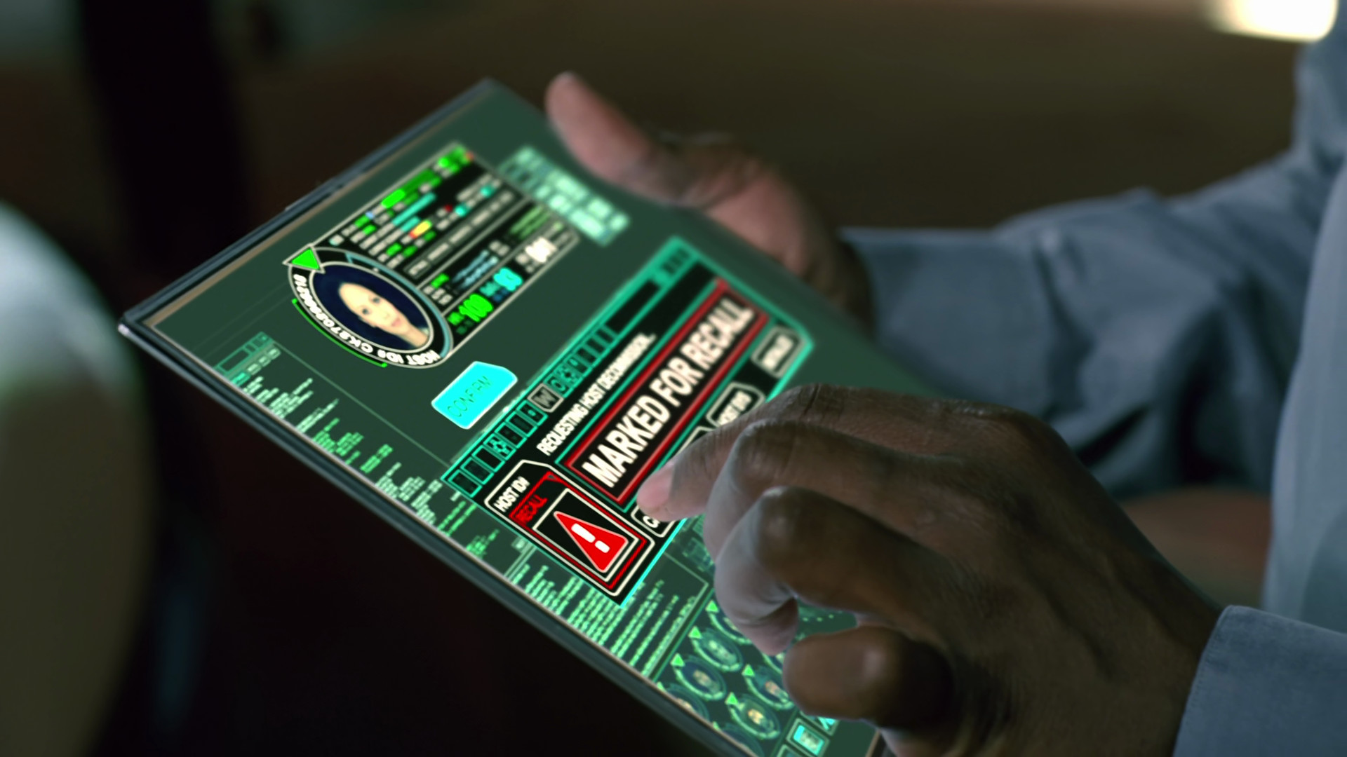 Host Control Interface – Westworld S01E02